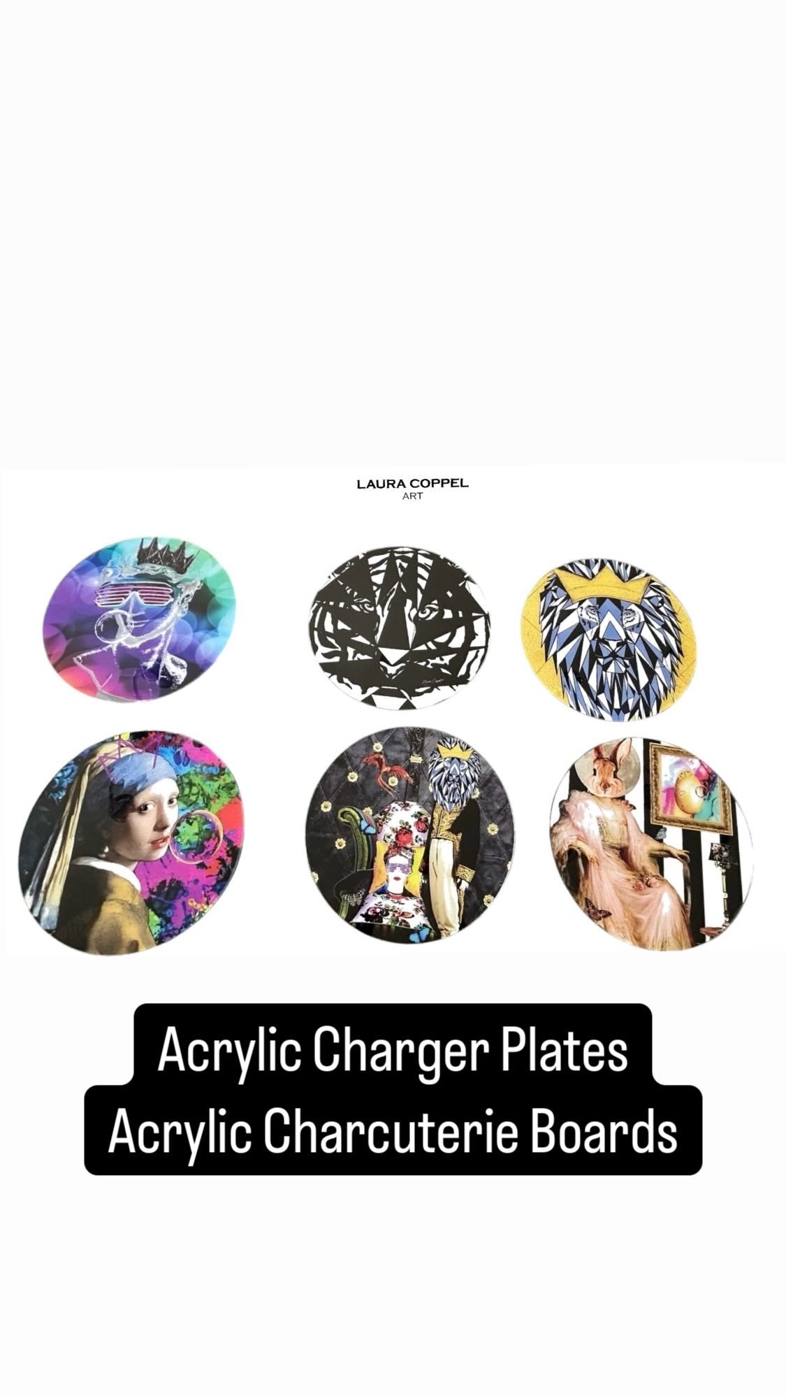 Charger Plate, Charcuterie Board, Food Board, Decorative Tray.
