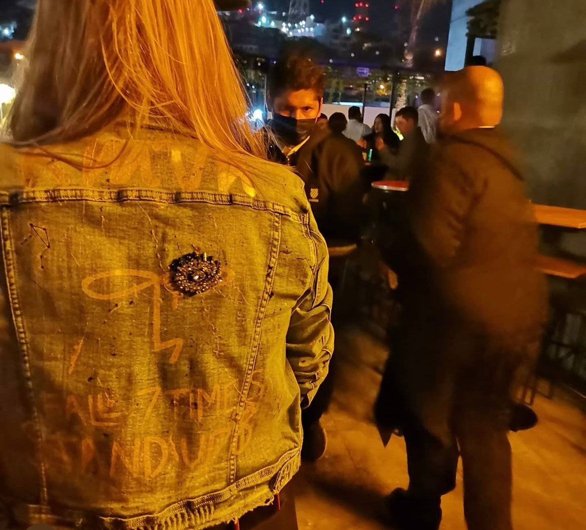 Custom Felicity Jacket (Handpainted or Handpainted With Patches)