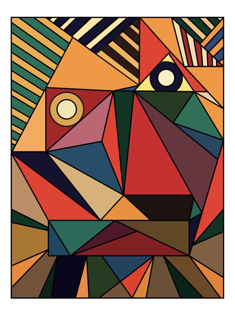 Animalia Paint (Original Painting on Rolled Canvas)