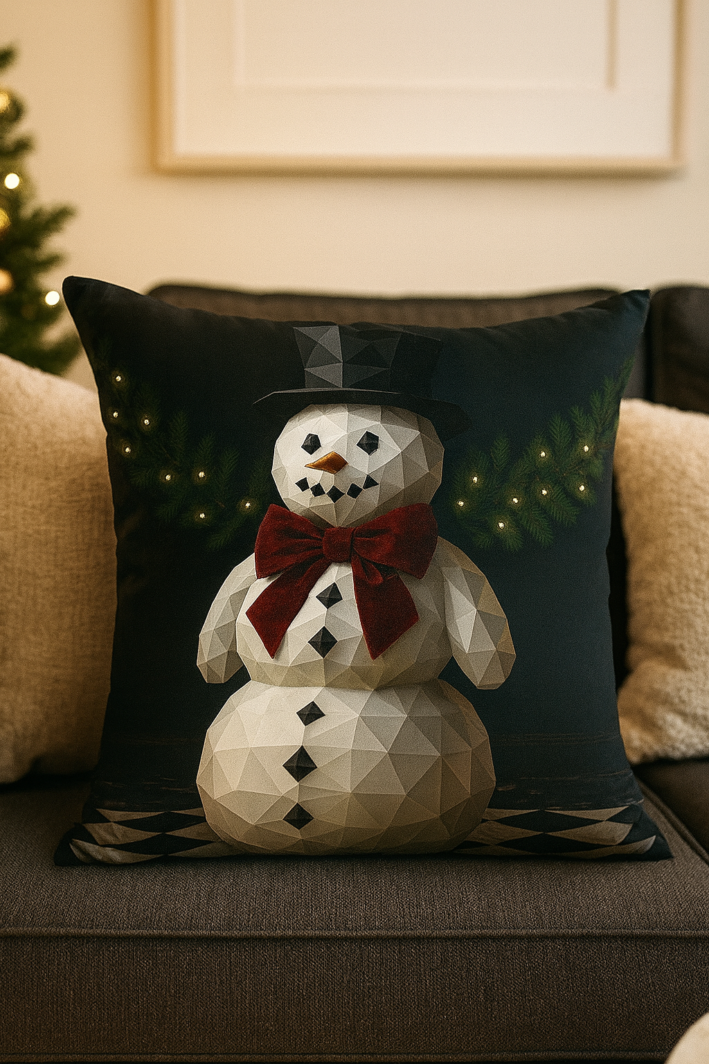 Snowman Pillow