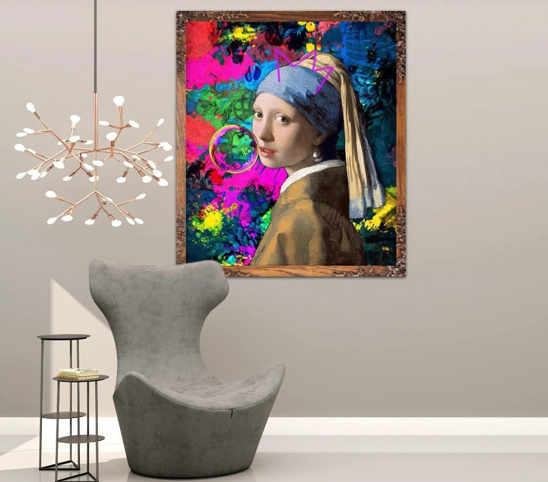 Neon The Girl with the Pearl Earring