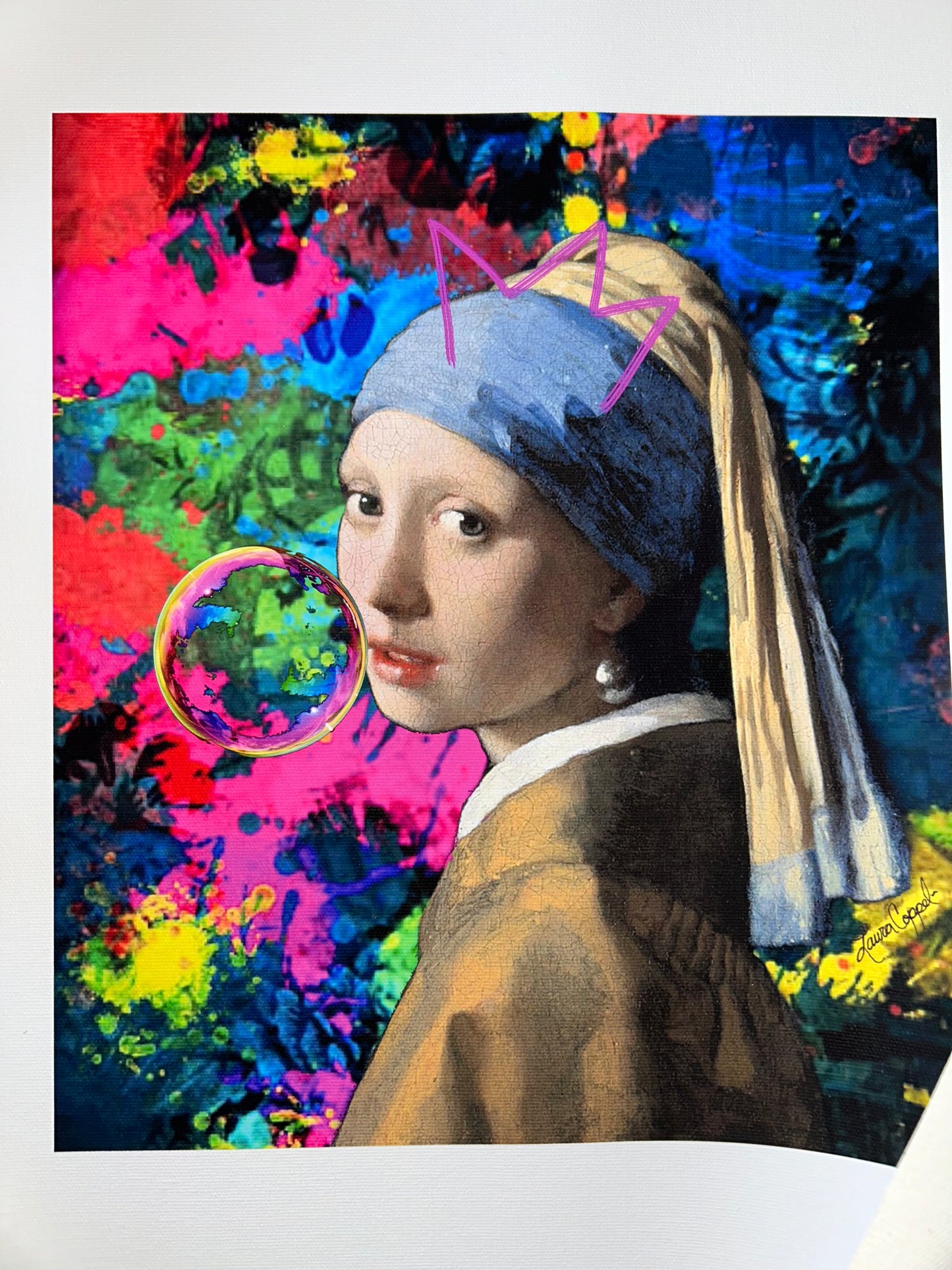 Neon The Girl with the Pearl Earring
