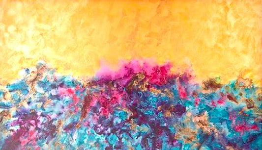 Abstract Painting Ocean Party