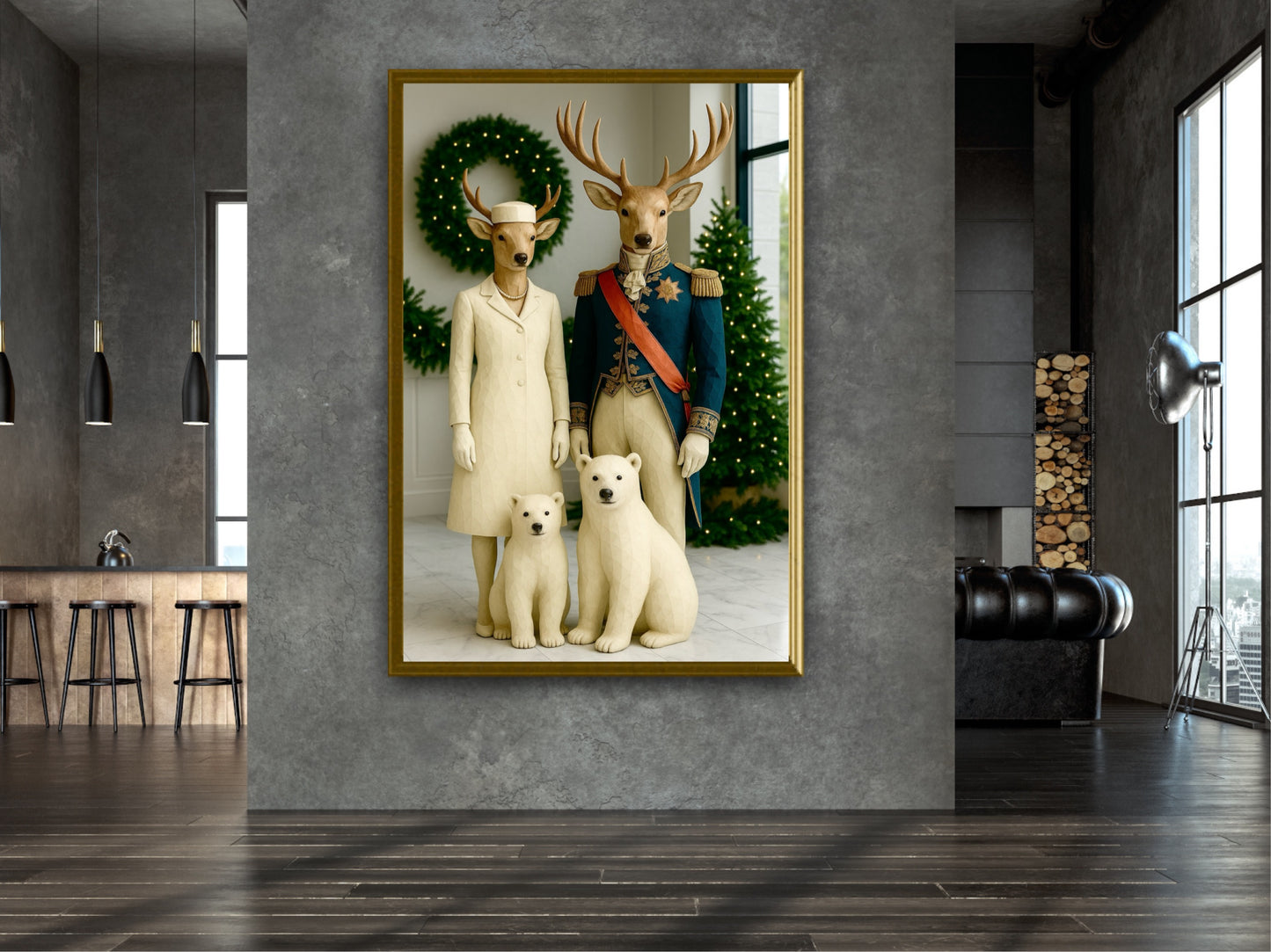 Polar Bear Family Giclee