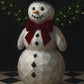 Snowman Charger Plate