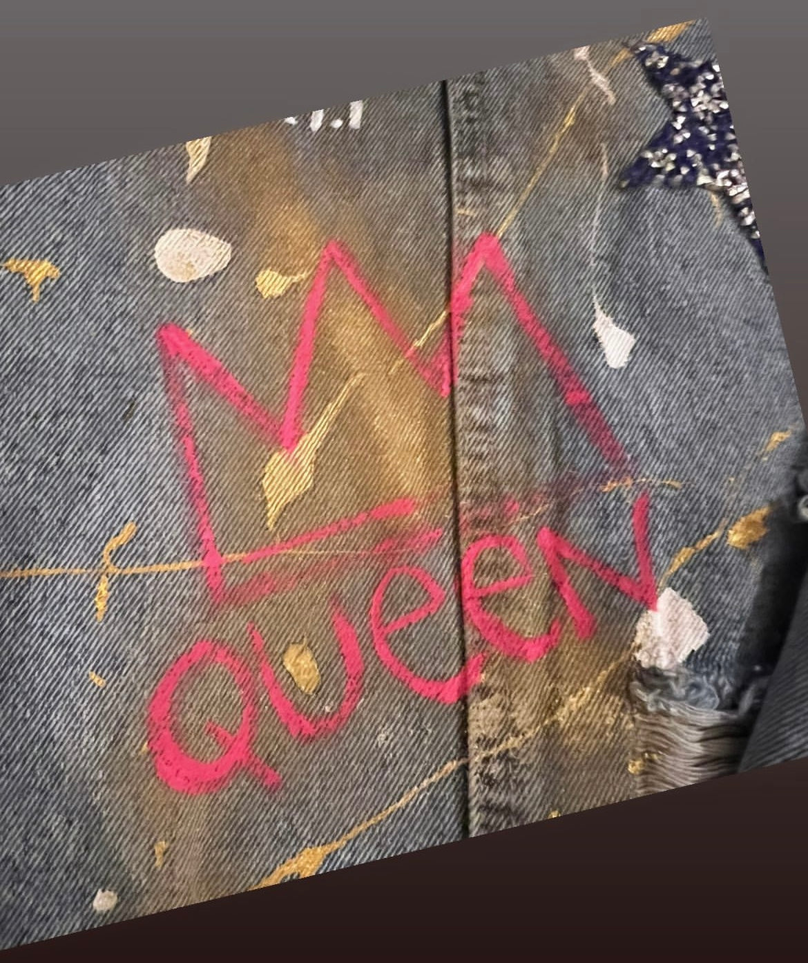 Custom Felicity Jacket (Handpainted or Handpainted With Patches)