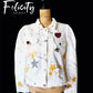Custom Felicity Jacket (Handpainted or Handpainted With Patches)
