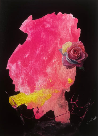Mrs. Pink Rose Giclee