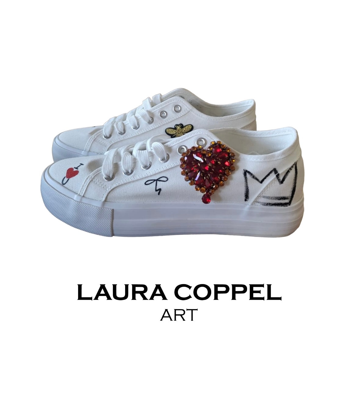 Felicity Sneakers Mommy and Me Laura Coppel Art