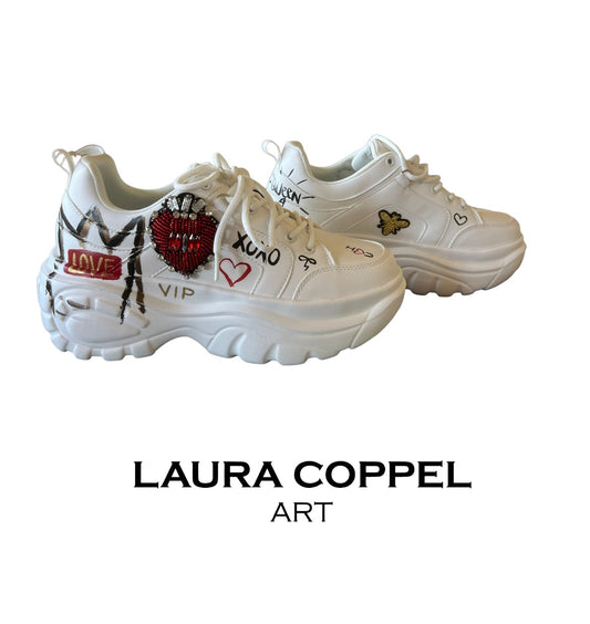 Woman Felicity Sneakers Laura Coppel Art Bulky