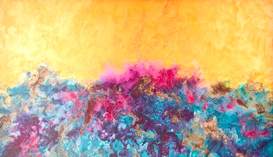 Abstract Painting Ocean Party