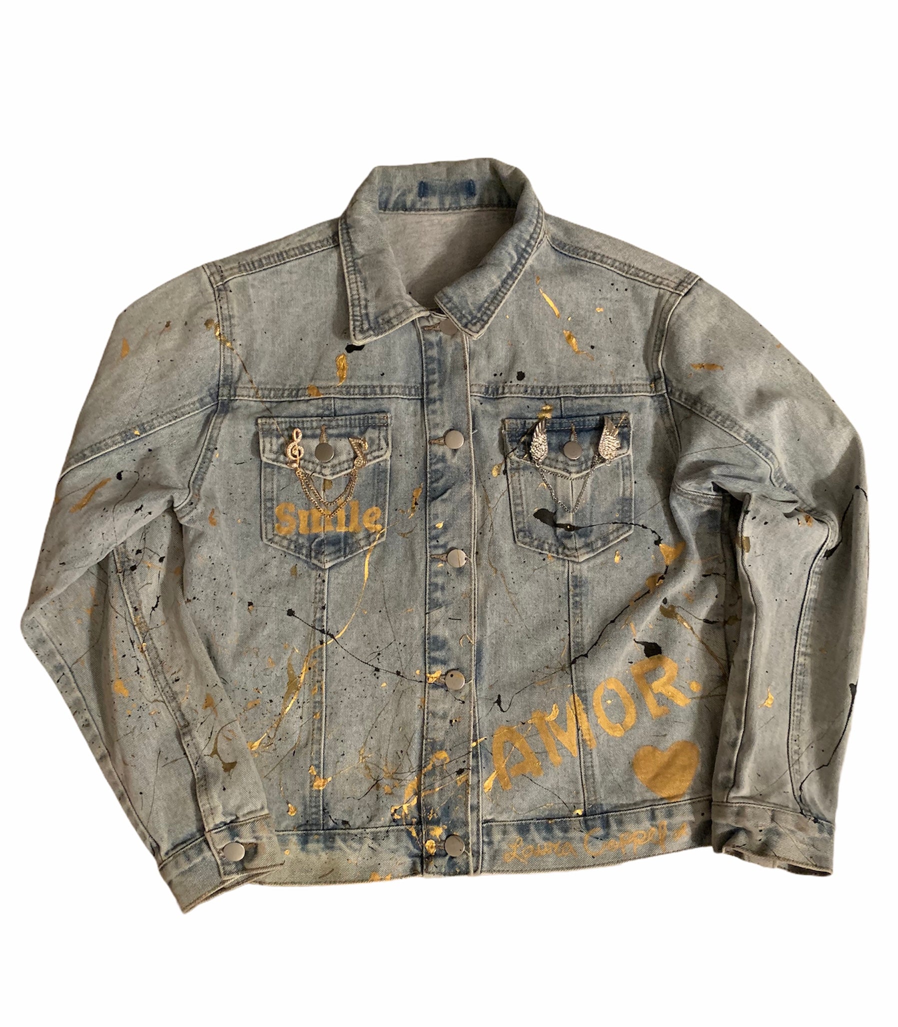 Jacket Felicity Rrq Felicity Jacket (Handpainted) – Laura Coppel Art